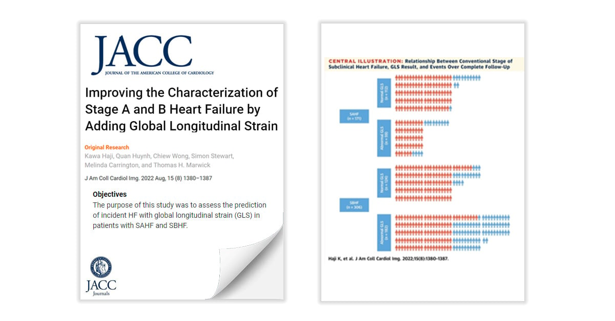 Global longitudinal strain can improve the characterization of Stage A and  B heart failure - Ultromics
